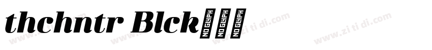 Athachantr Black字体转换